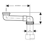 Geberit PVC S-Bend Connection