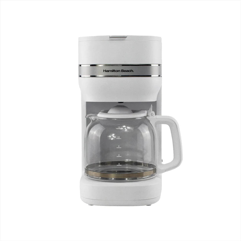 Hamilton Beach HBC9453MW Ella Filter Coffee Machine- White