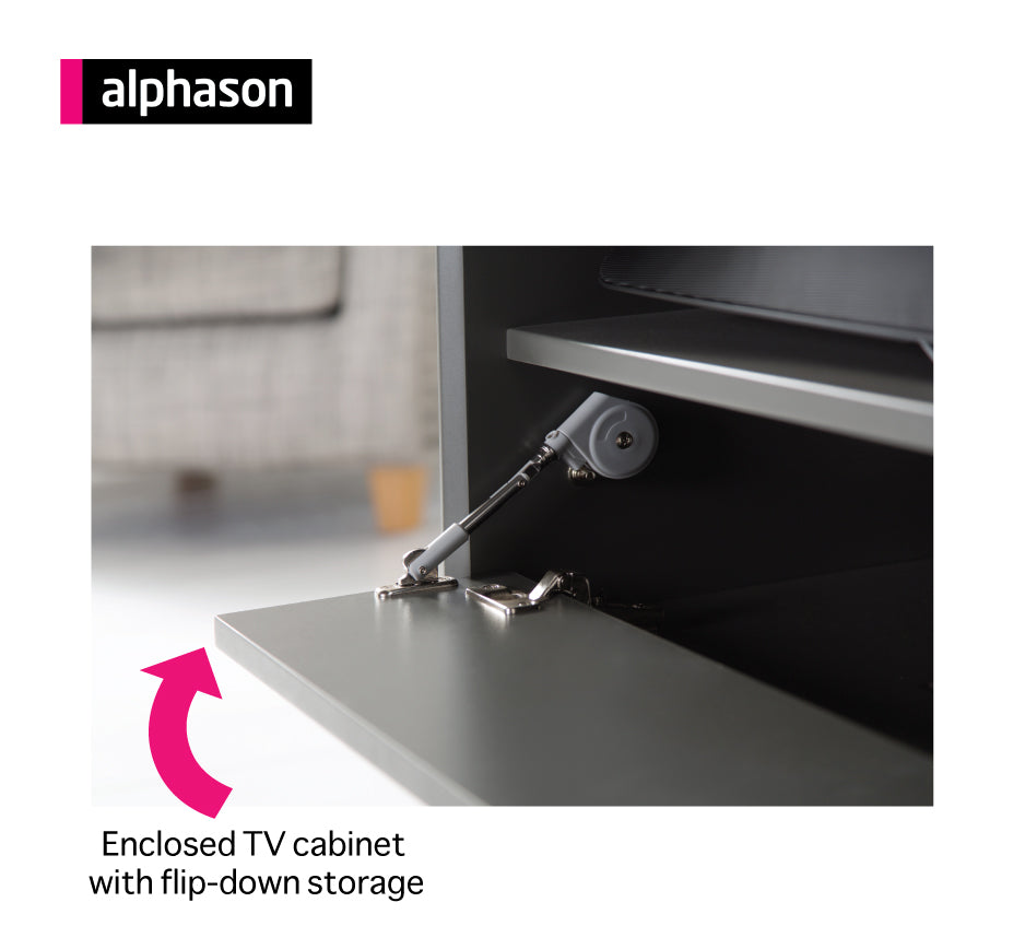 Carbon 1200 <br> TV Stand <br> Grey