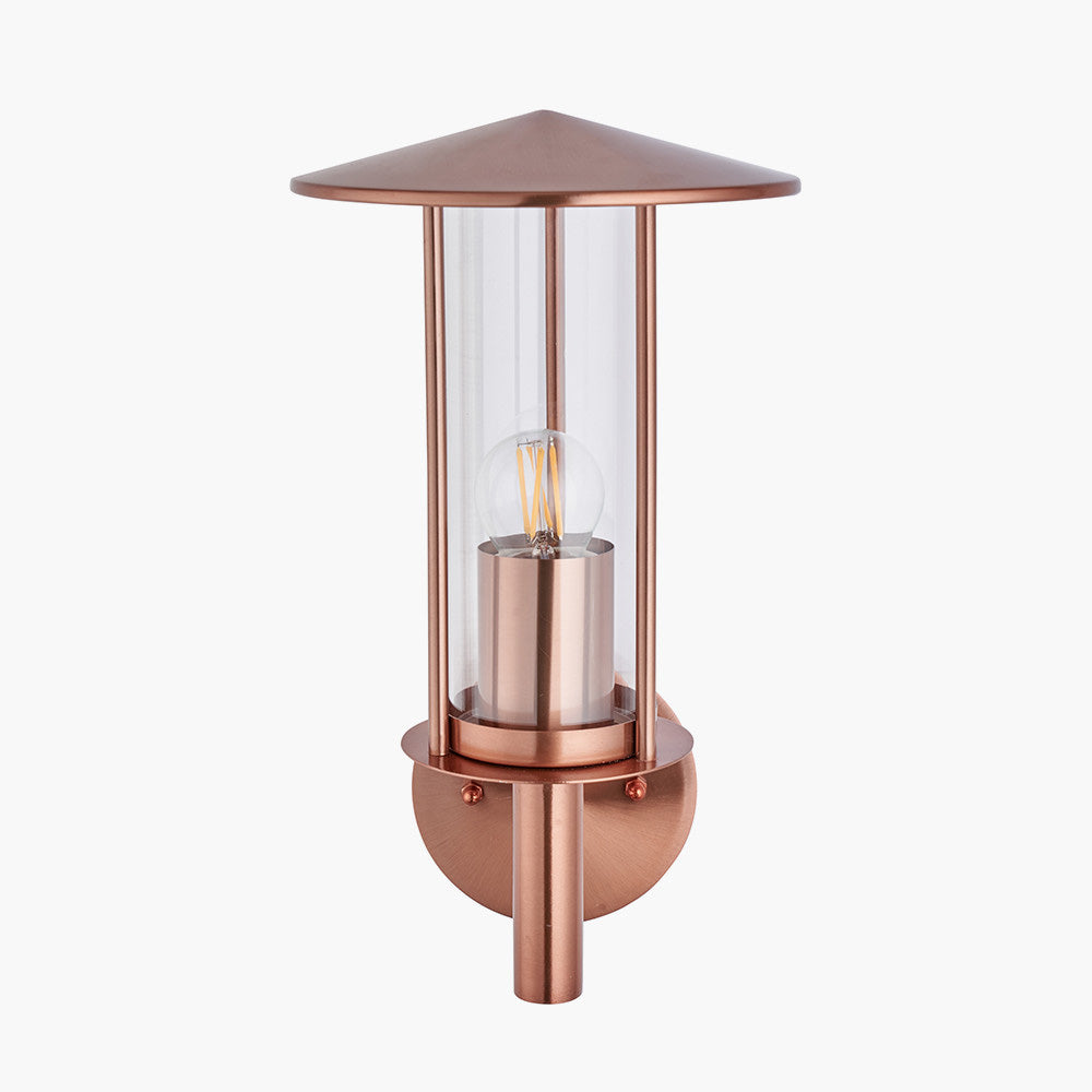 Pacific Myosotis Copper Metal Chimney Wall Light 40-008