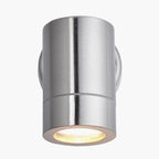Pacific Lantana Brushed Steel Metal Fixed Spot Wall Light 40-020