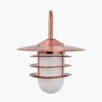 Pacific Centauri Copper Metal and Opaque Glass Wall Light 40-037