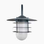 Pacific Centauri Dark Grey and Opaque Glass Wall Light 40-038