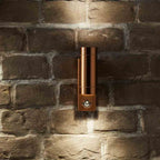 Pacific Lantana Copper Metal Dual PIR Wall Light 40-044