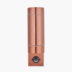 Pacific Lantana Copper Metal Dual PIR Wall Light 40-044
