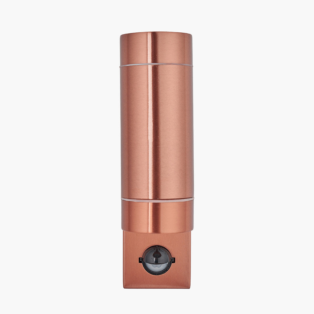 Pacific Lantana Copper Metal Dual PIR Wall Light 40-044