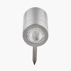 Pacific Lantana Brushed Steel Metal Directional Ground Spike Light 40-047