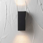 Pacific Acer Dark Grey Metal Square Outdoor Dual Wall Light 40-052