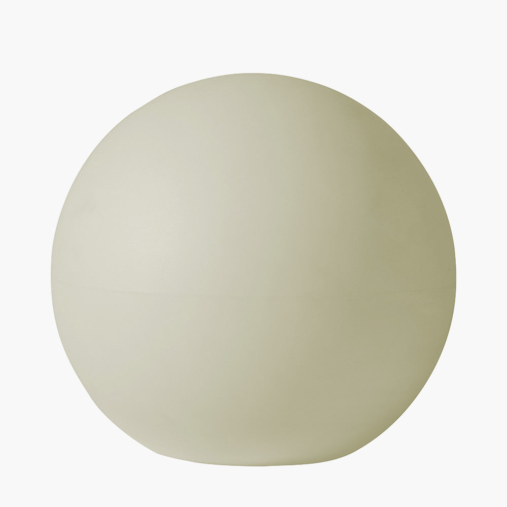 Pacific White Ball Outdoor Floor Lamp 45cm 40-060