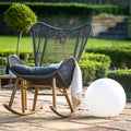 Pacific White Ball Outdoor Floor Lamp 56cm 40-061