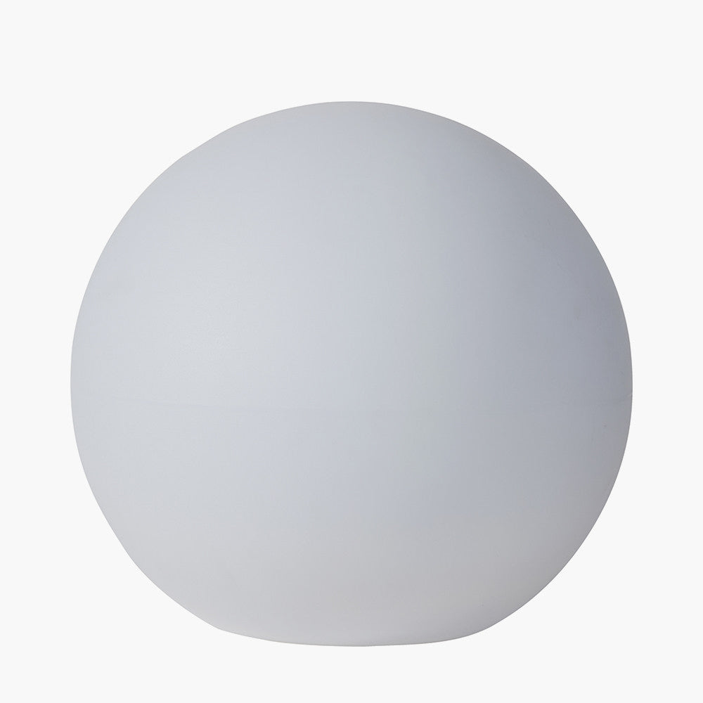 Pacific White Ball Outdoor Floor Lamp 56cm 40-061