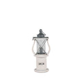 White Wooden Lantern Table Lamp