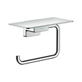 Hansgrohe Roll Holder With Shelf AddStoris Q - Chrome