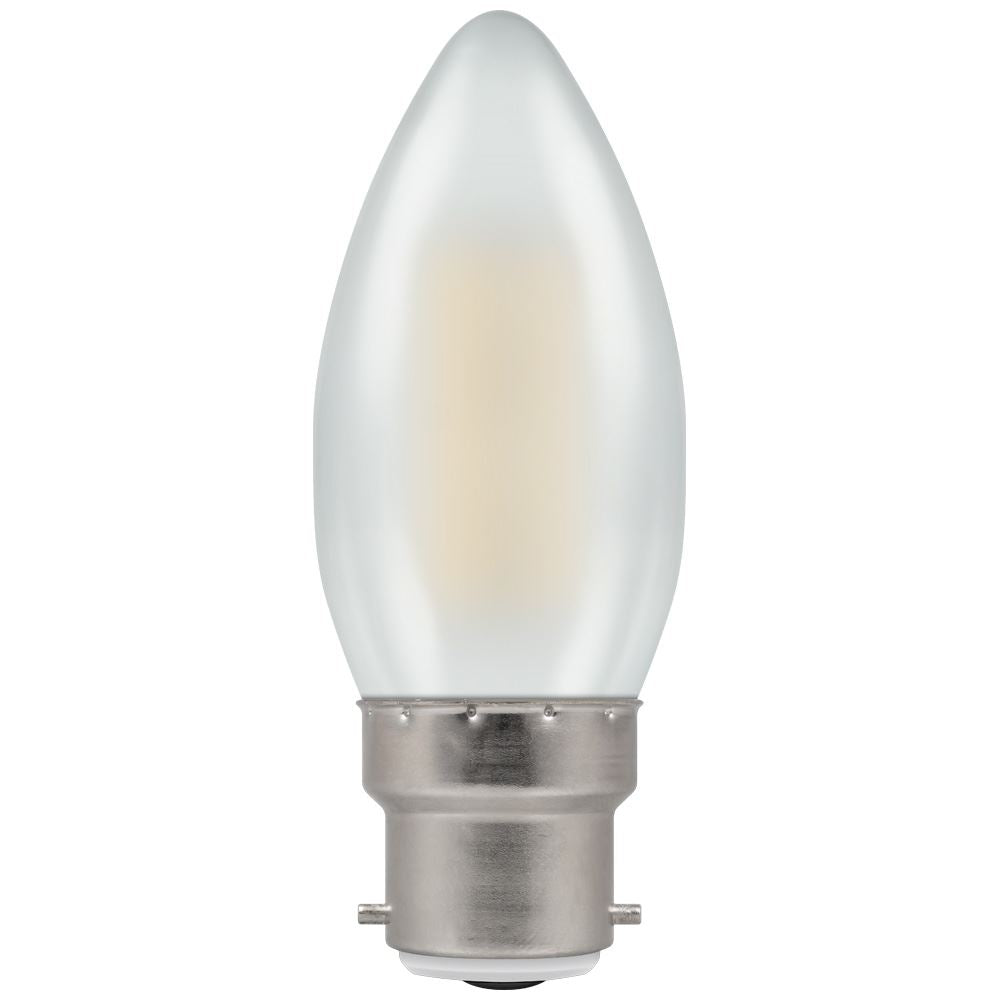 5W BC LED Dimmable Opal Candle Bulb