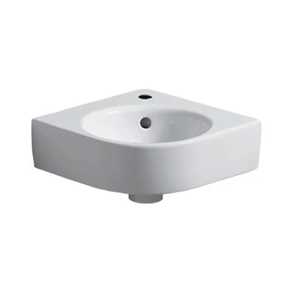 Twyford Selnova Compact Corner Handrinse Basin - White