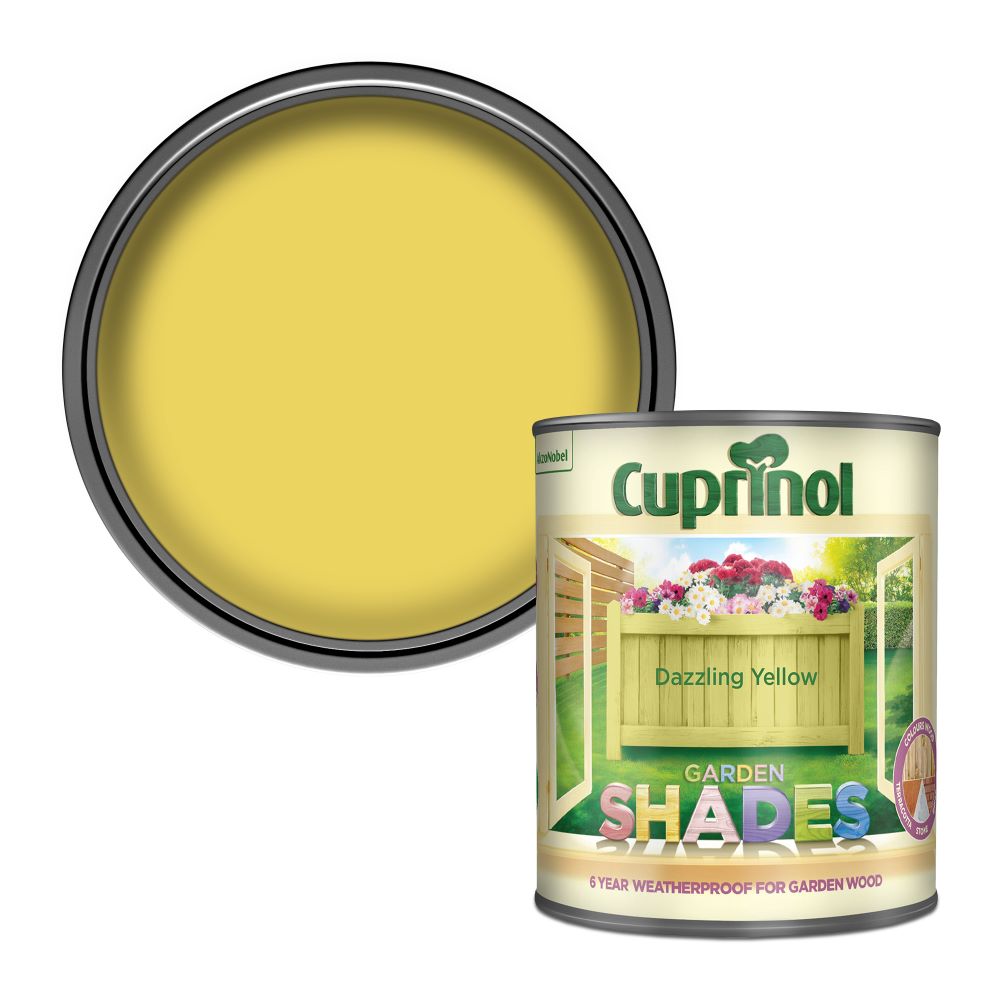 Cuprinol Garden Shades Colour & Protect - Dazzling Yellow