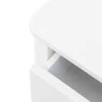Arla 2 Drawer Bedside Table White