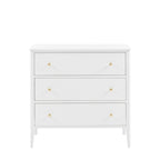 Arla 3 Drawer Chest of Drawers White