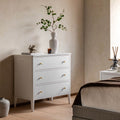 Arla 3 Drawer Chest of Drawers White