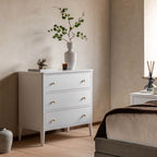 Arla 3 Drawer Chest of Drawers White
