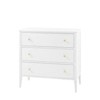 Arla 3 Drawer Chest of Drawers White