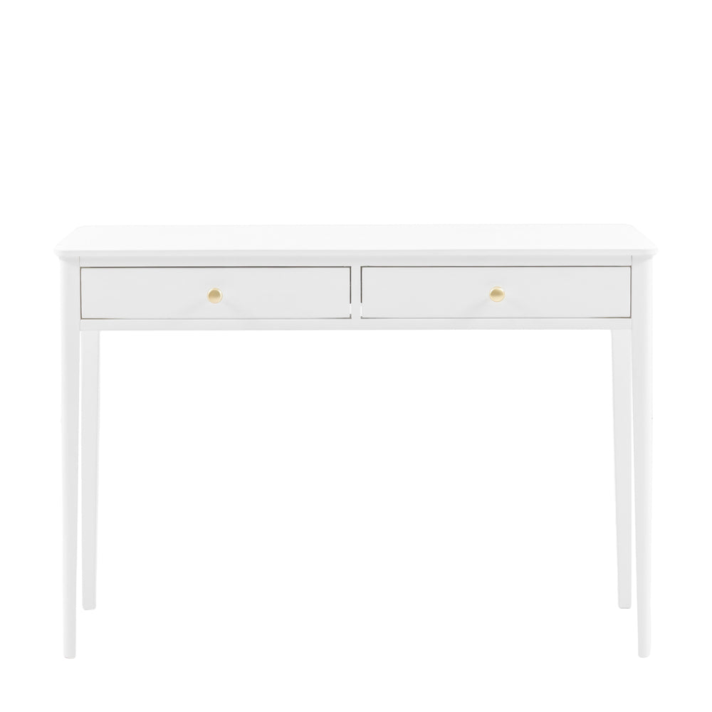 Arla 2 Drawer Console Table White