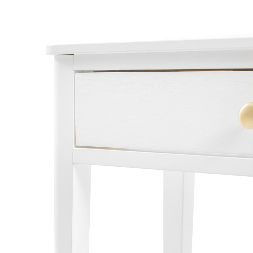 Arla 2 Drawer Console Table White