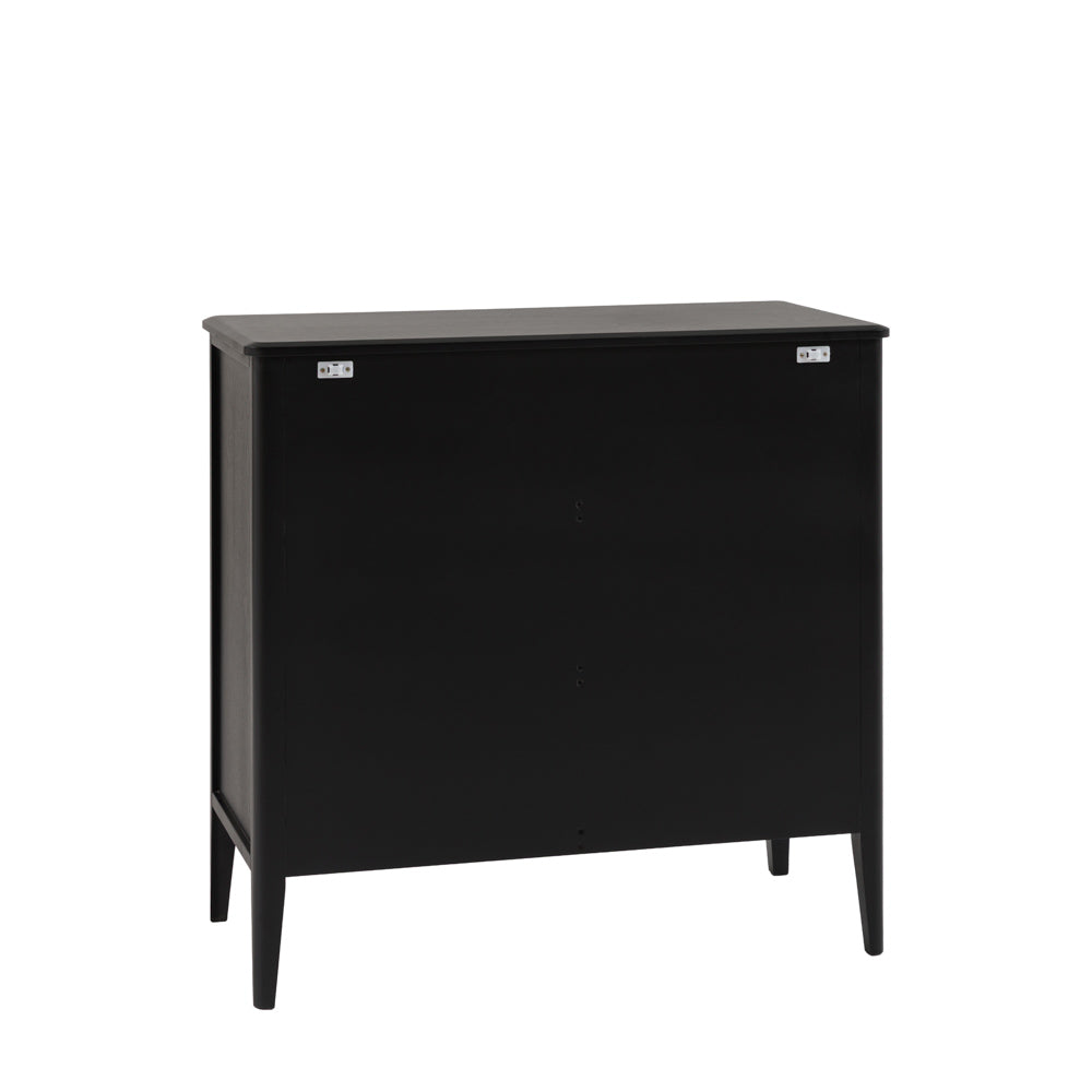 Arla 3 Drawer Chest of Drawers Black