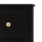 Arla 3 Drawer Chest of Drawers Black
