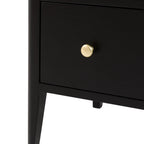 Arla 3 Drawer Chest of Drawers Black