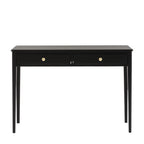 Arla 2 Drawer Console Table Black