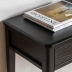 Arla 2 Drawer Console Table Black