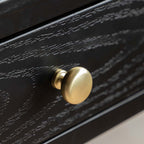 Arla 2 Drawer Console Table Black