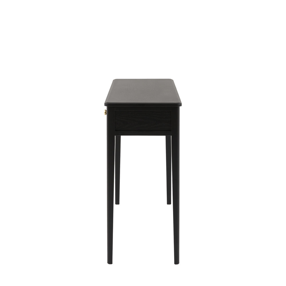 Arla 2 Drawer Console Table Black