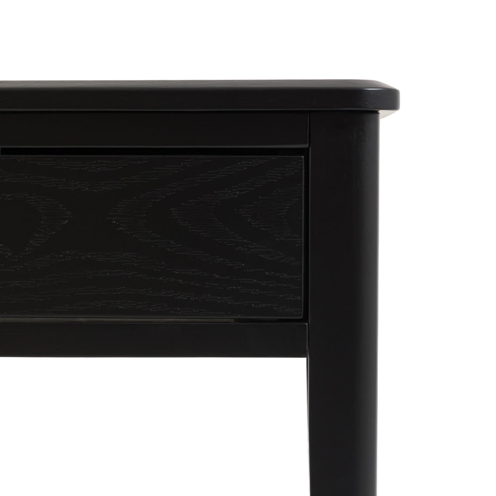 Arla 2 Drawer Console Table Black