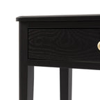 Arla 2 Drawer Console Table Black