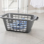 Addis Rectangle Basket 40L Metallic 510607