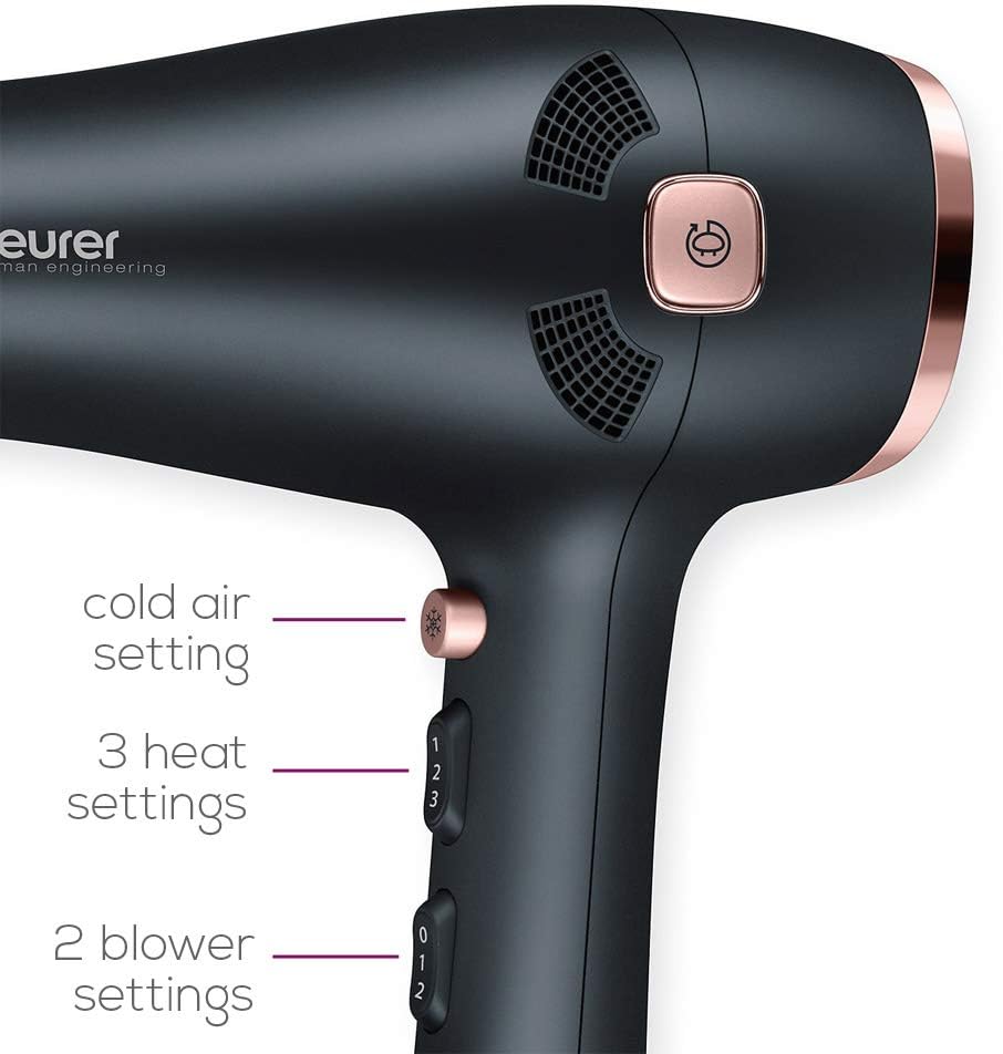 Beurer HC55 2000W Hair Dryer with Cable Rewind Function