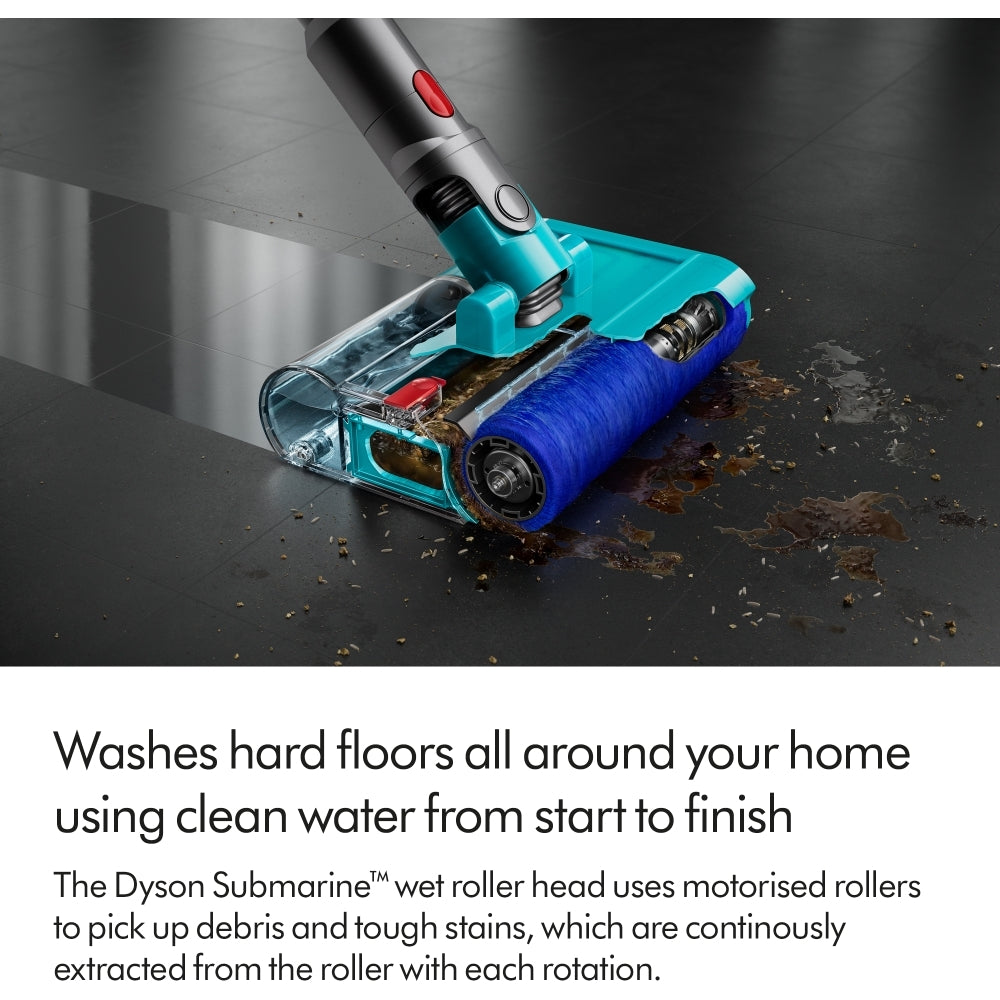 Dyson V1DETECTSUB Dyson V15s Detect Submarine™ wet and dry vacuum - 60 Minutes Run Time - Yellow/Nickel