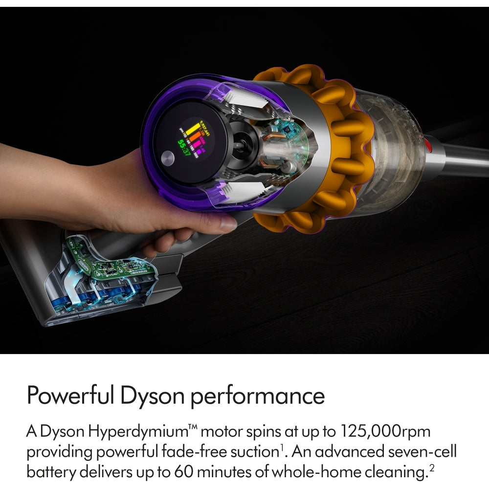 Dyson V1DETECTSUB Dyson V15s Detect Submarine™ wet and dry vacuum - 60 Minutes Run Time - Yellow/Nickel
