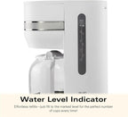 Hamilton Beach HBC9453MW Ella Filter Coffee Machine- White