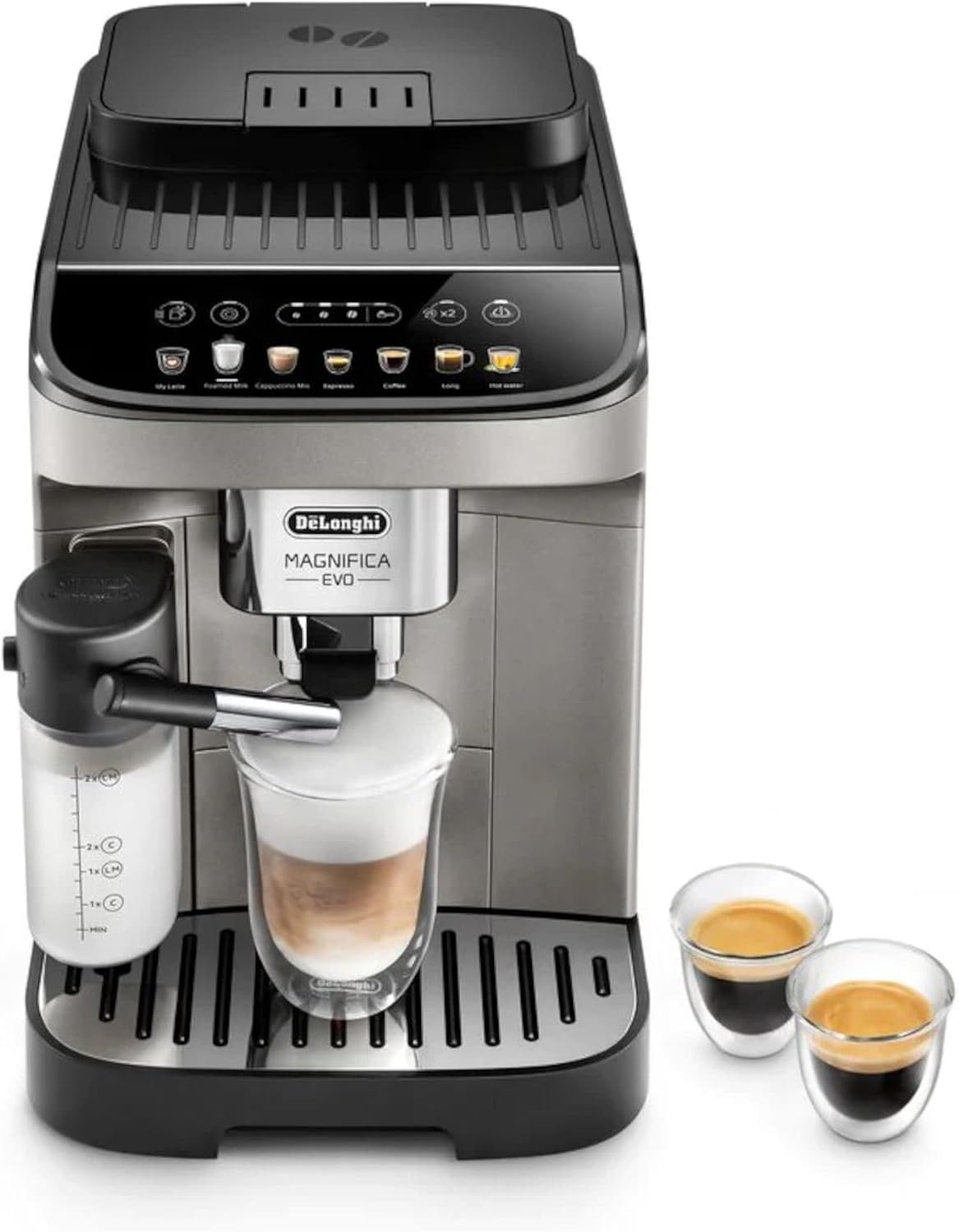 Delonghi Magnifica Evo  Bean to Cup Coffee Machine - Titanium Black