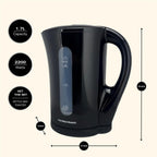 Hamilton Beach HB1107B  Essential - Kettle - 1.7L - Black