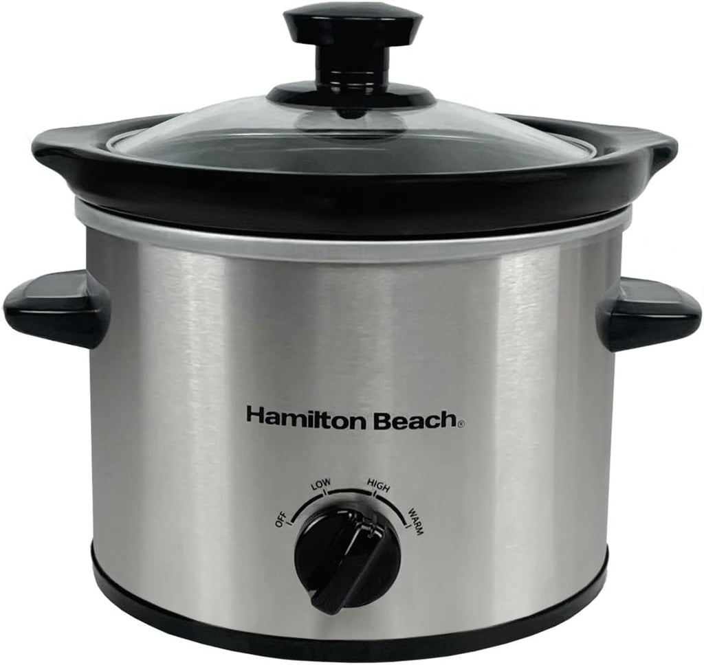 Hamilton Beach HBSC020S The Mighty Mini 1.8L Slow Cooker -Silver