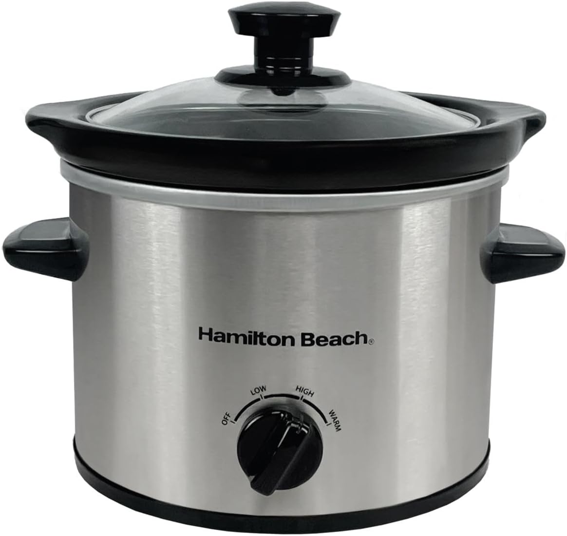 Hamilton Beach HBSC020S The Mighty Mini 1.8L Slow Cooker -Silver
