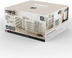 Tower T874004 Set of 4 Sketch Mugs, Tea, Coffee, Grey