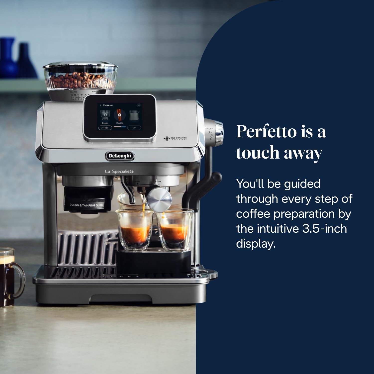 Delonghi La Specialista Touch EC9455.M Bean to cup Coffee Machine - Stainless Steel