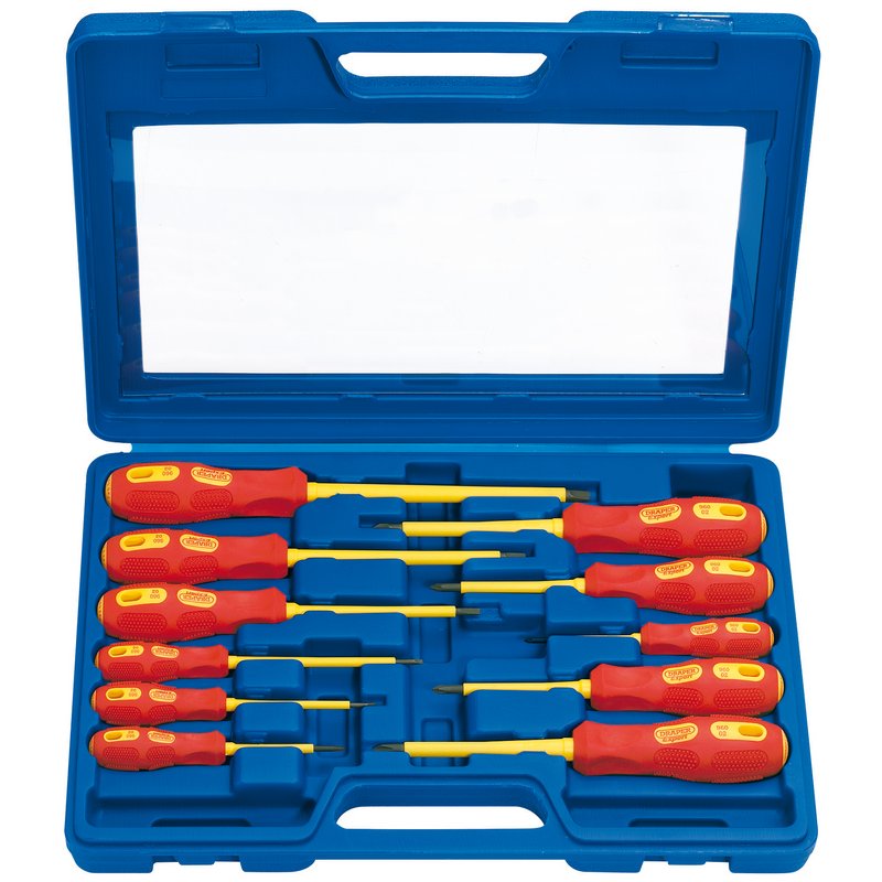 Draper 69234 Expert VDE Fully Insulated Screwdriver Set (11 Piece)