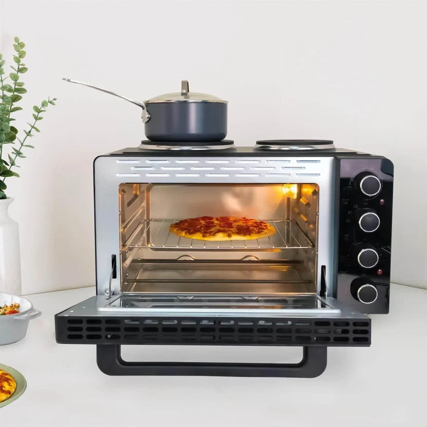 Hamilton Beach HB28HDB  28L Mini Oven with Double Hotplate