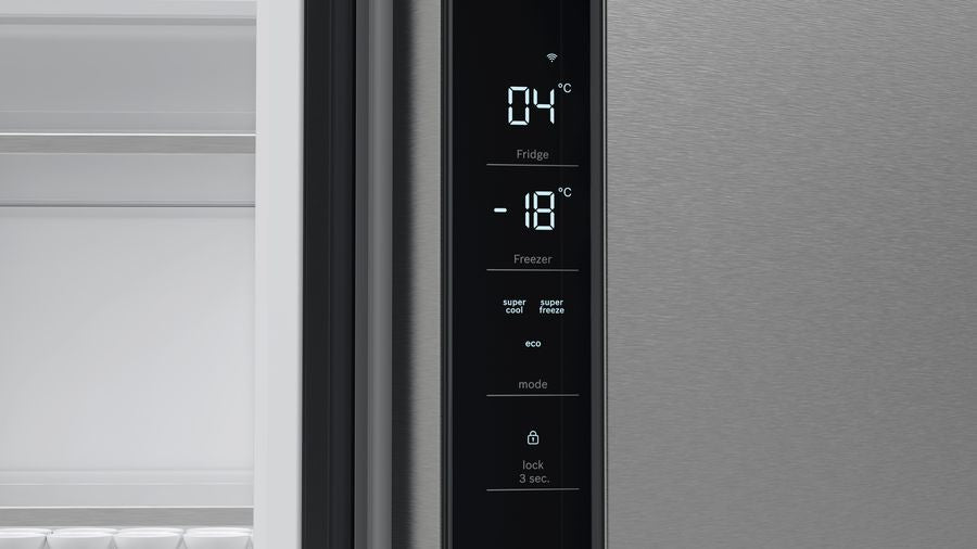 Bosch Series 4 KFN96APEAG Frost Free American Fridge Freezer - Stainless Steel Effect